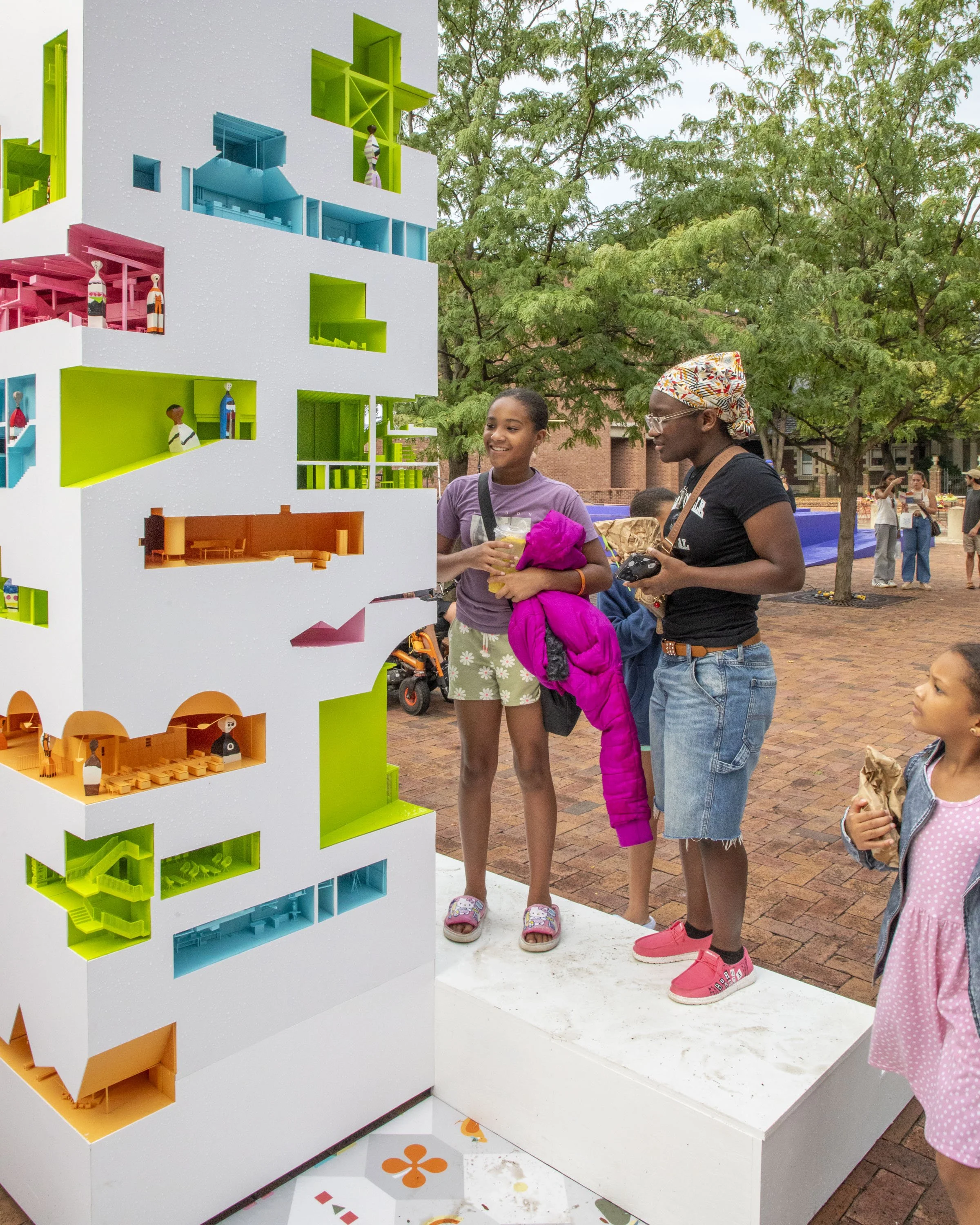 University Design Research Fellows Chandler Ahrens, Constance Vale